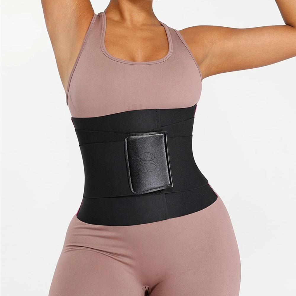 Shapellx NeoSweat AirSlim Triple Compression Latex Waist Trainer